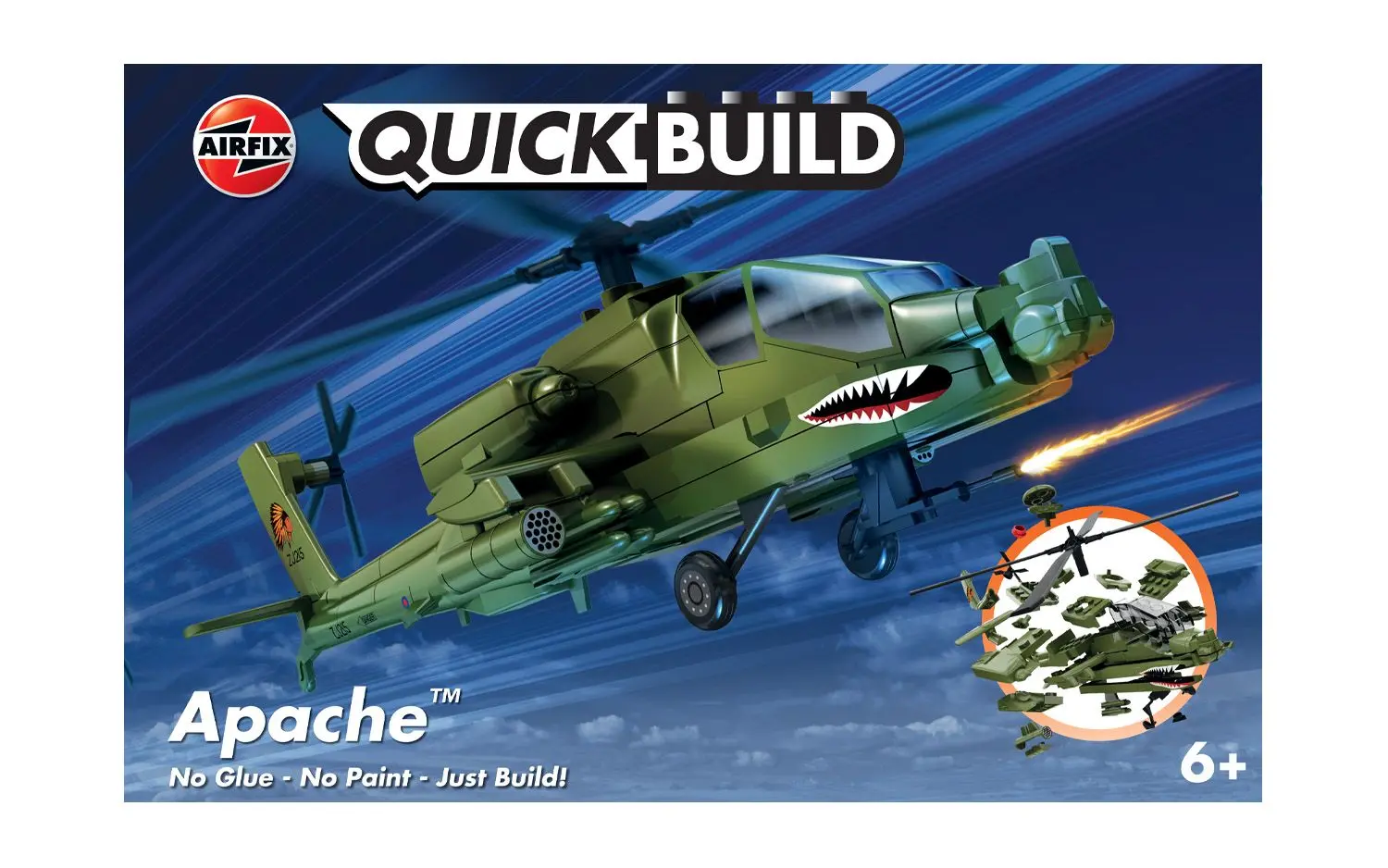 Model do składania Airfix J6004 Quickbuild - Apache