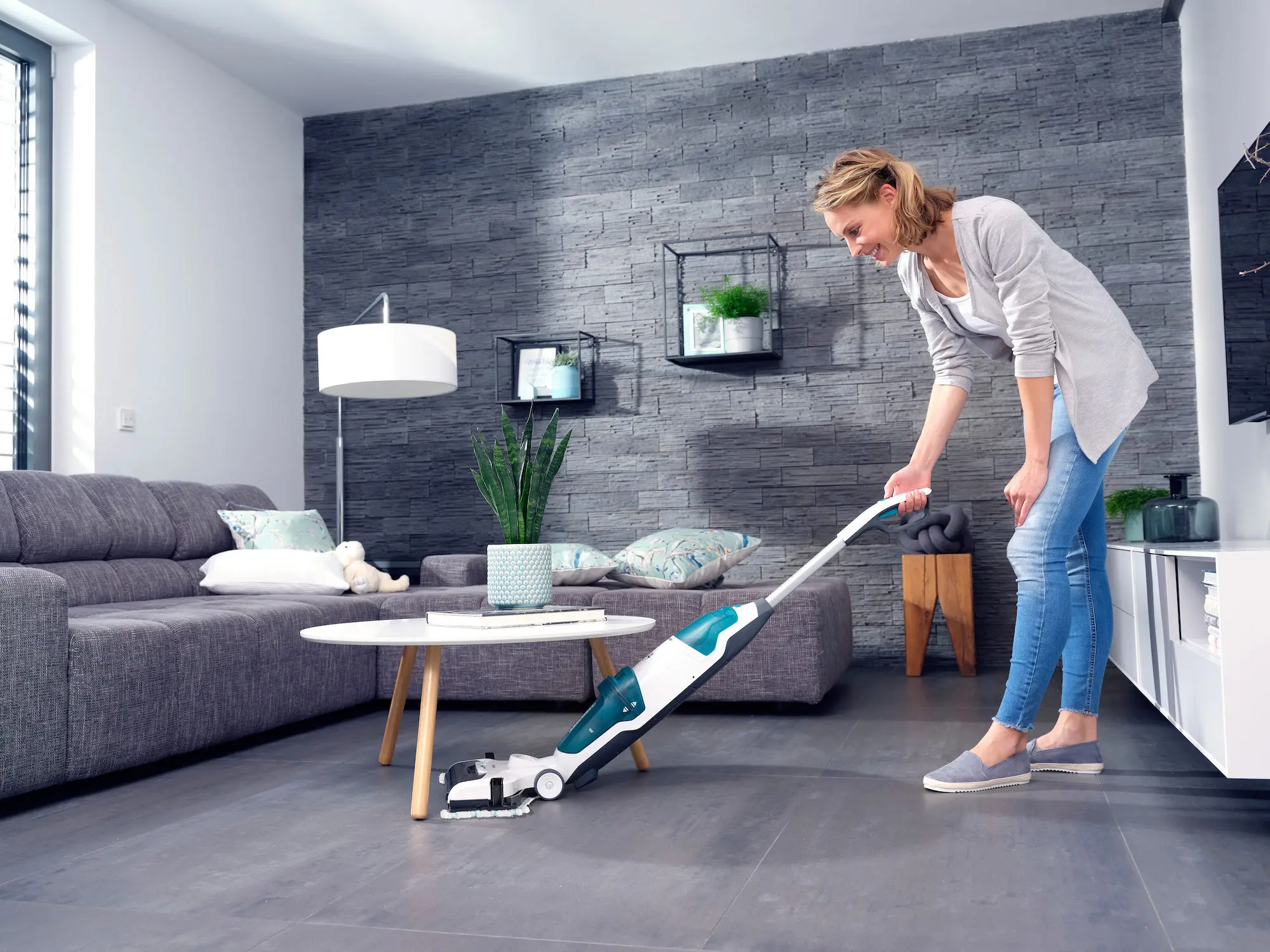 Odkurzacz Leifheit Regulus Aqua PowerVac Pro 26min Funkcja mycia