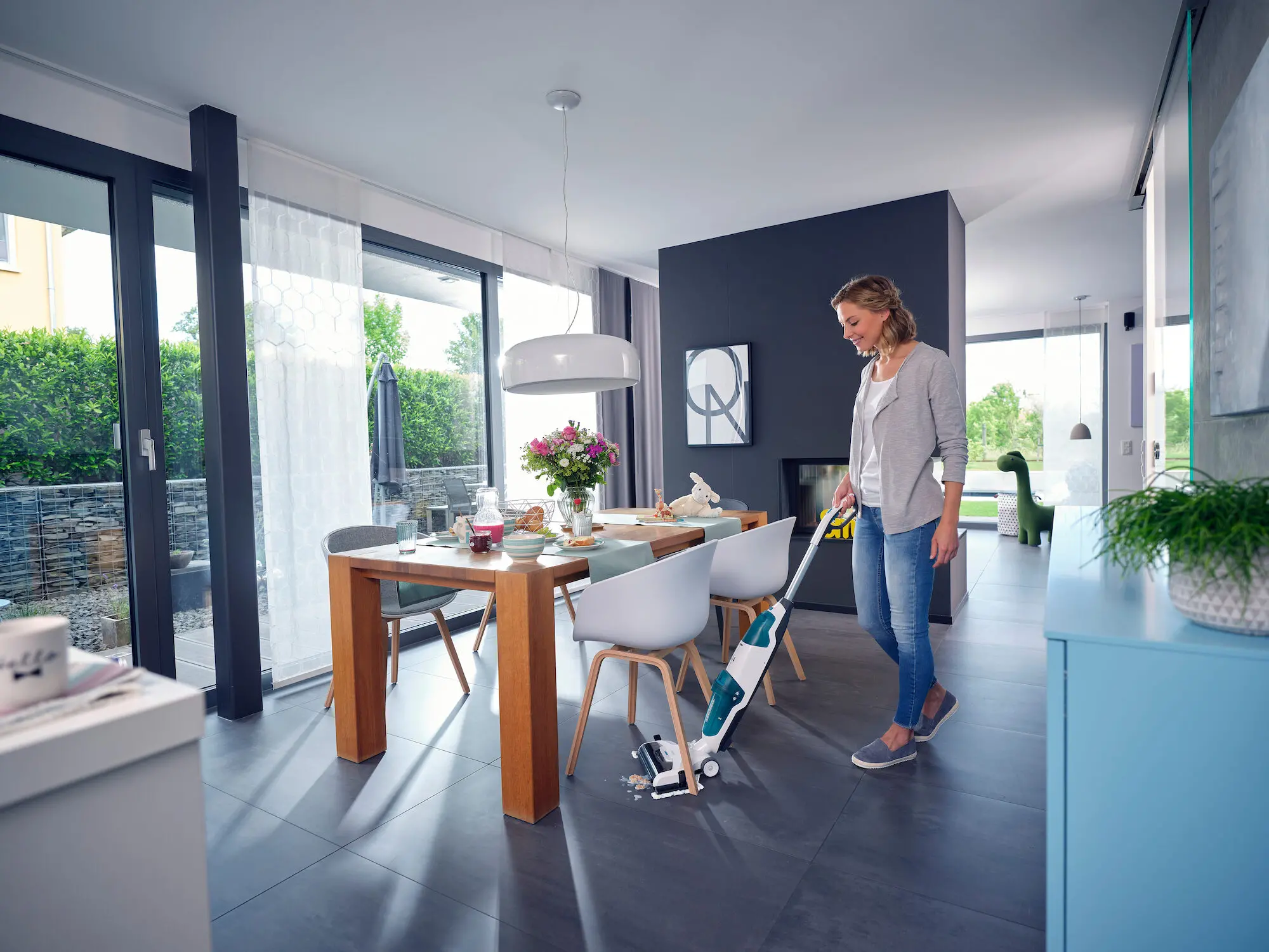 Odkurzacz Leifheit Regulus Aqua PowerVac Pro 26min Funkcja mycia