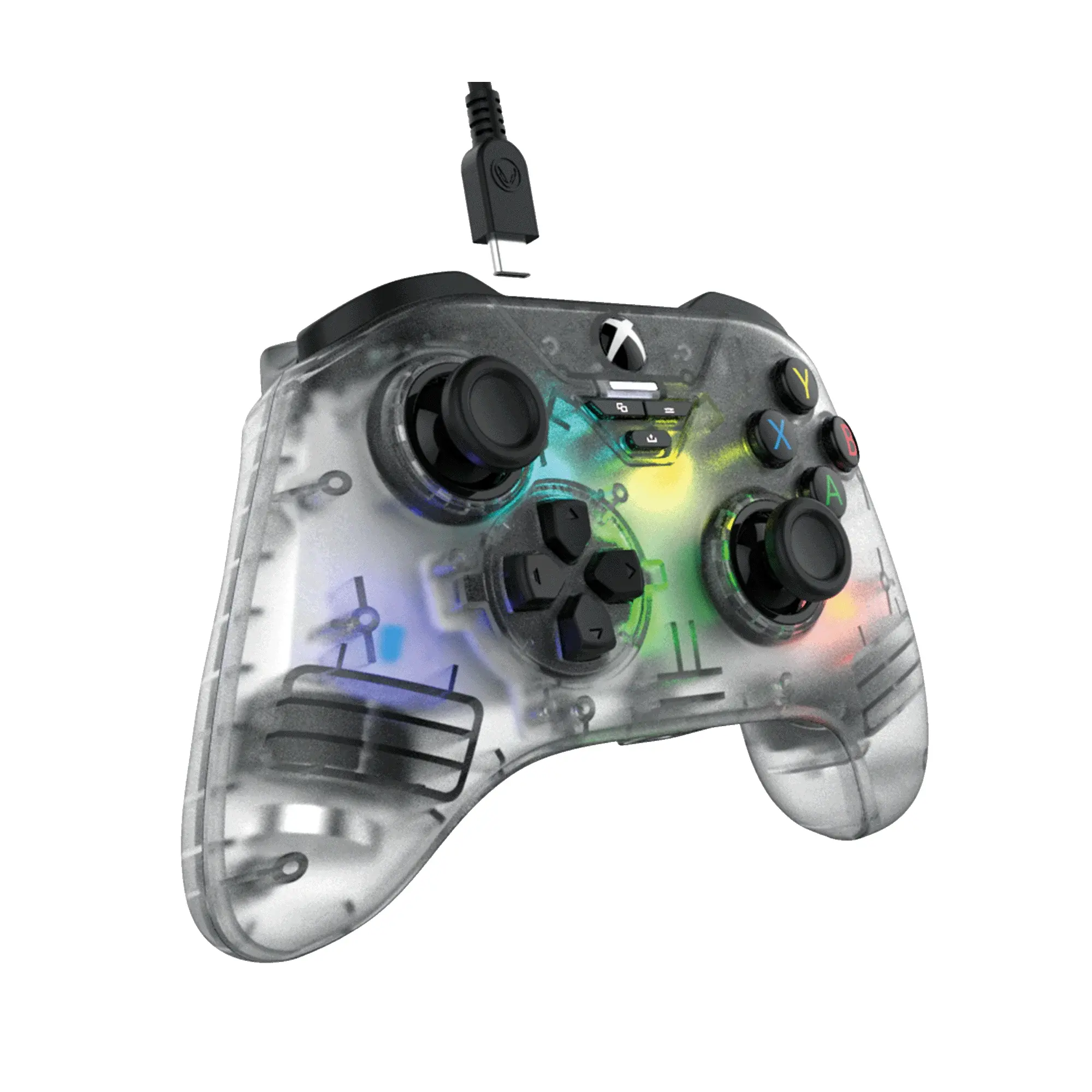 Pad Snakebyte SB922350 GAMEPAD RGB X do PC Xbox Przewodowy Przeźroczysty