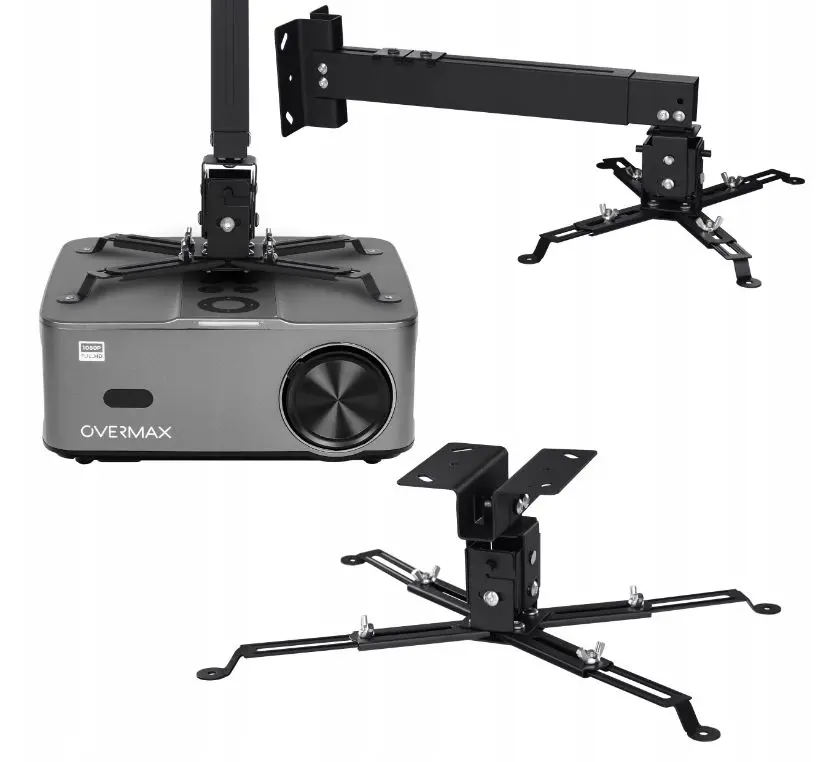 Uchwyt sufitowy Overmax Ceiling Mount do 20kg Czarny