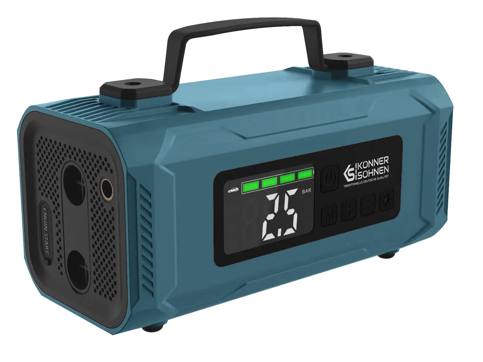 Powerbank Konner & Sohnen KS JSP-2000 Jump Starter Air Compressor 14800mAh 10W Niebieski