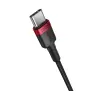 Kabel Baseus Cafule USB-C do USB-C 100W 1m 2szt Czerwono-czarny Szaro-czarny
