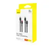 Kabel Baseus Cafule USB-C do USB-C 100W 1m 2szt Czerwono-czarny Szaro-czarny