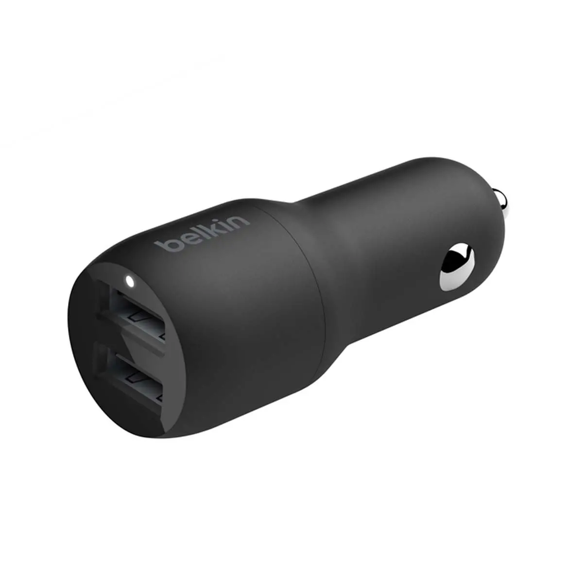 Ładowarka samochodowa Belkin BoostCharge 2x USB-A 24W + kabel USB-A na USB-C Czarny