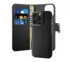 Etui Puro Case Wallet Stand do iPhone 16 Pro Czarny