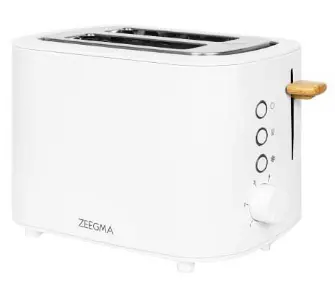 Toster Zeegma Tostee White Wood Rozmrażanie 500W