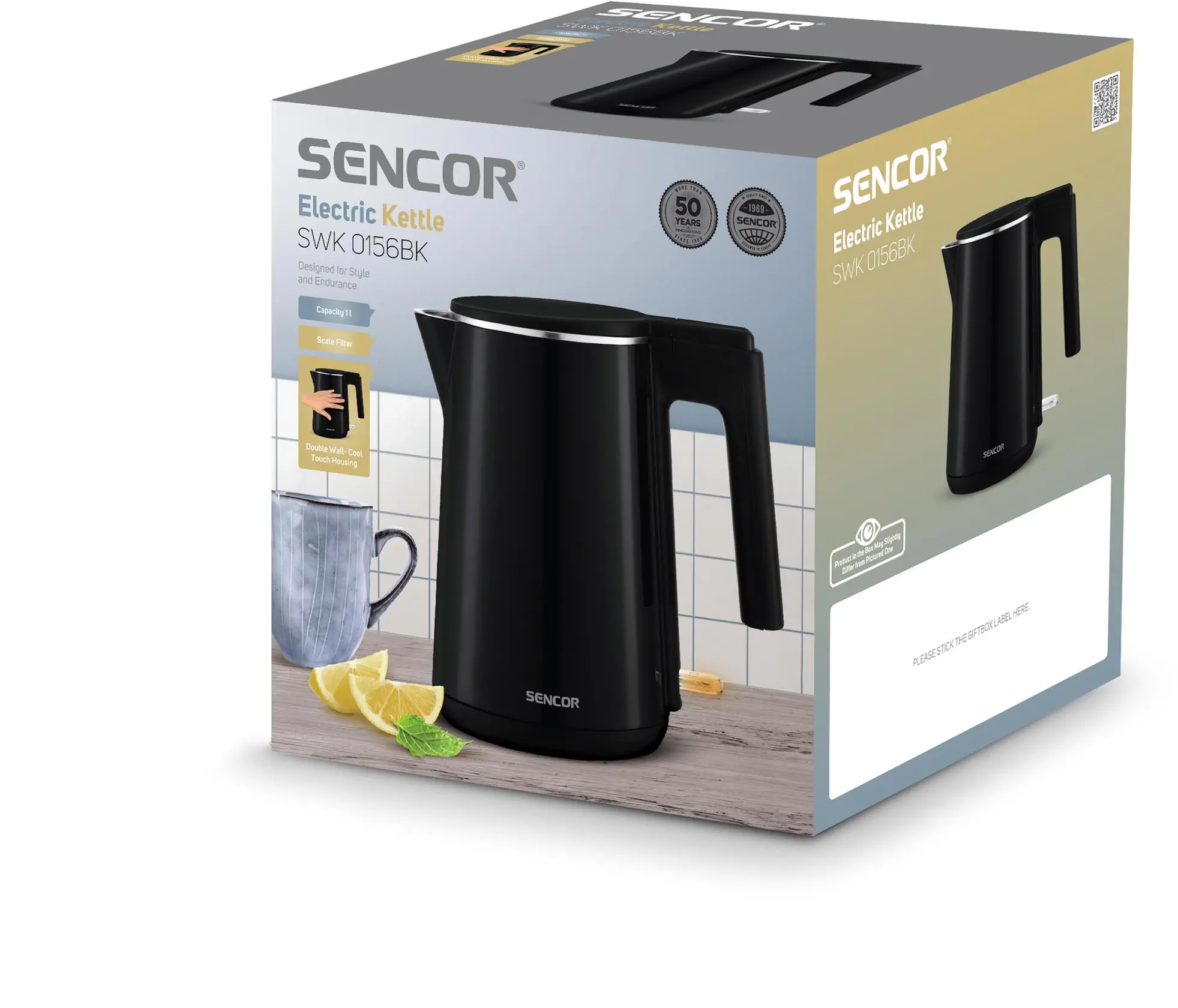 Czajnik Sencor SWK 0156BK 1l 1500W