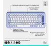 Zestaw Logitech POP Icon Combo Fioletowy