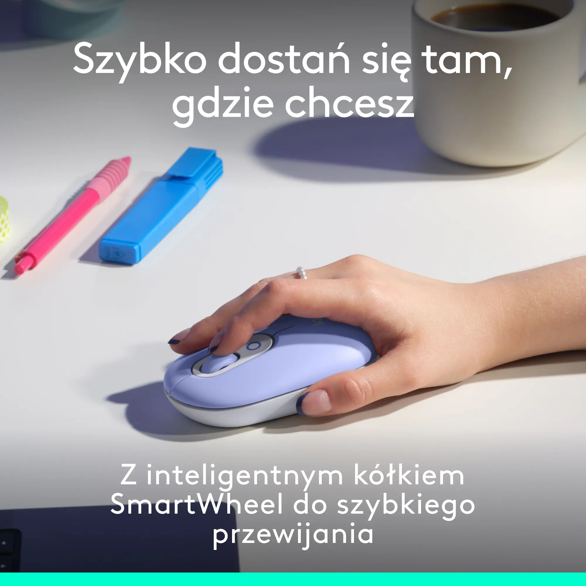 Zestaw Logitech POP Icon Combo Fioletowy