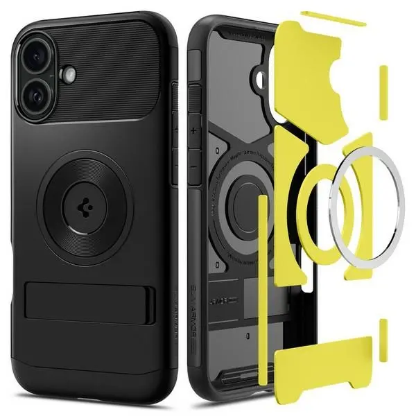 Etui Spigen Slim Armor MagSafe do iPhone 16 Czarny