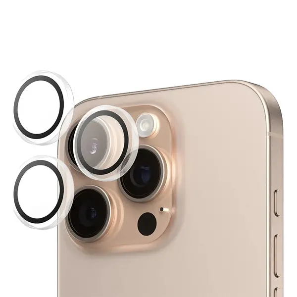 Szkło hartowane PanzerGlass Transparent Lens Protector do iPhone 16 Pro