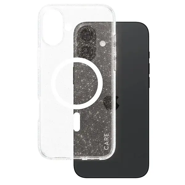 Etui PanzerGlass Flagship Star Lit Case MagSafe do iPhone 16 Plus Biały