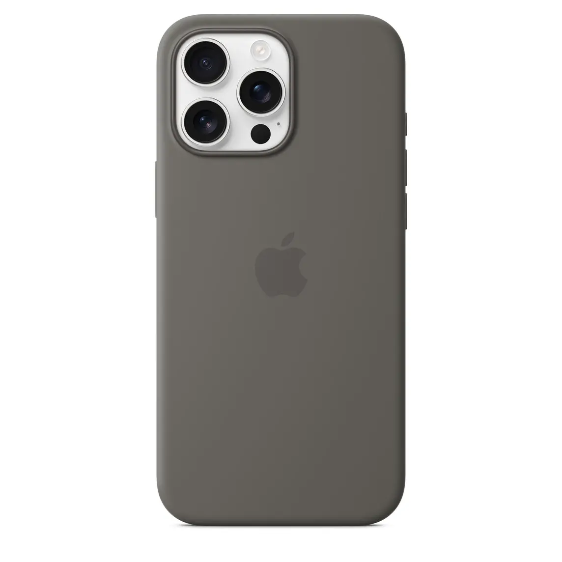 Etui Apple silikonowe z MagSafe do iPhone 16 Pro Max Górska szarość