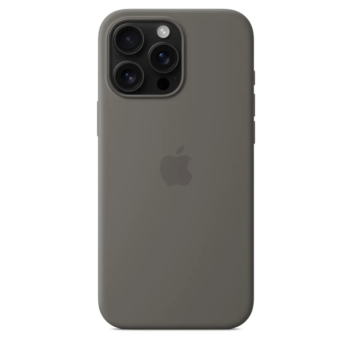 Etui Apple silikonowe z MagSafe do iPhone 16 Pro Max Górska szarość