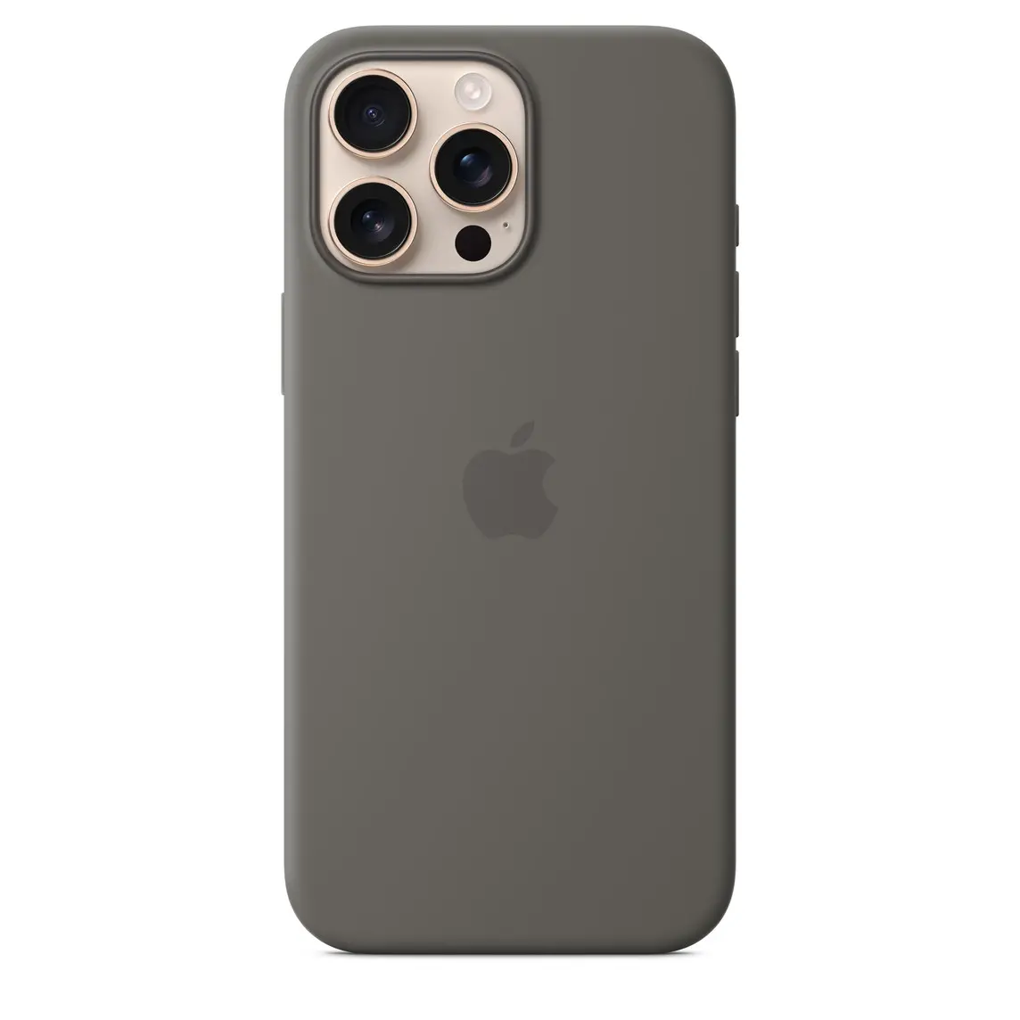 Etui Apple silikonowe z MagSafe do iPhone 16 Pro Max Górska szarość