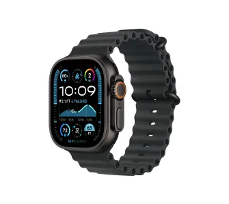 Smartwatch Apple Watch Ultra 2 GPS + Cellular Koperta z tytanu czarna 49mm Pasek Ocean Czarny