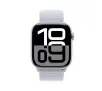 Apple Watch Series 10 GPS + Cellular koperta 46mm aluminium srebrny opaska sportowa  błękitny obłok