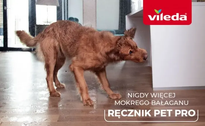 Ręcznik Vileda z mikrofibry dla zwierząt Vileda Pet Pro XL