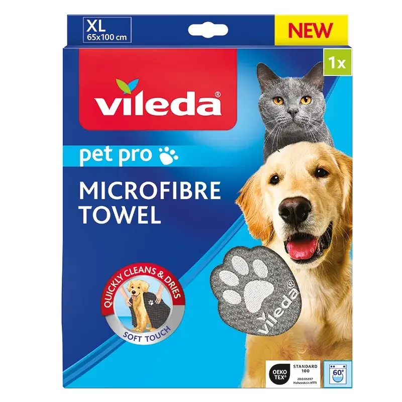 Ręcznik Vileda z mikrofibry dla zwierząt Vileda Pet Pro XL