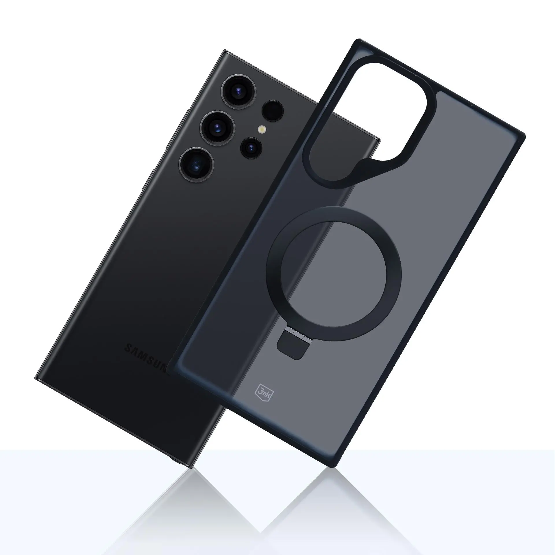Etui 3mk Smoke Case Mag&Stand do Galaxy S24 Ultra Czarny