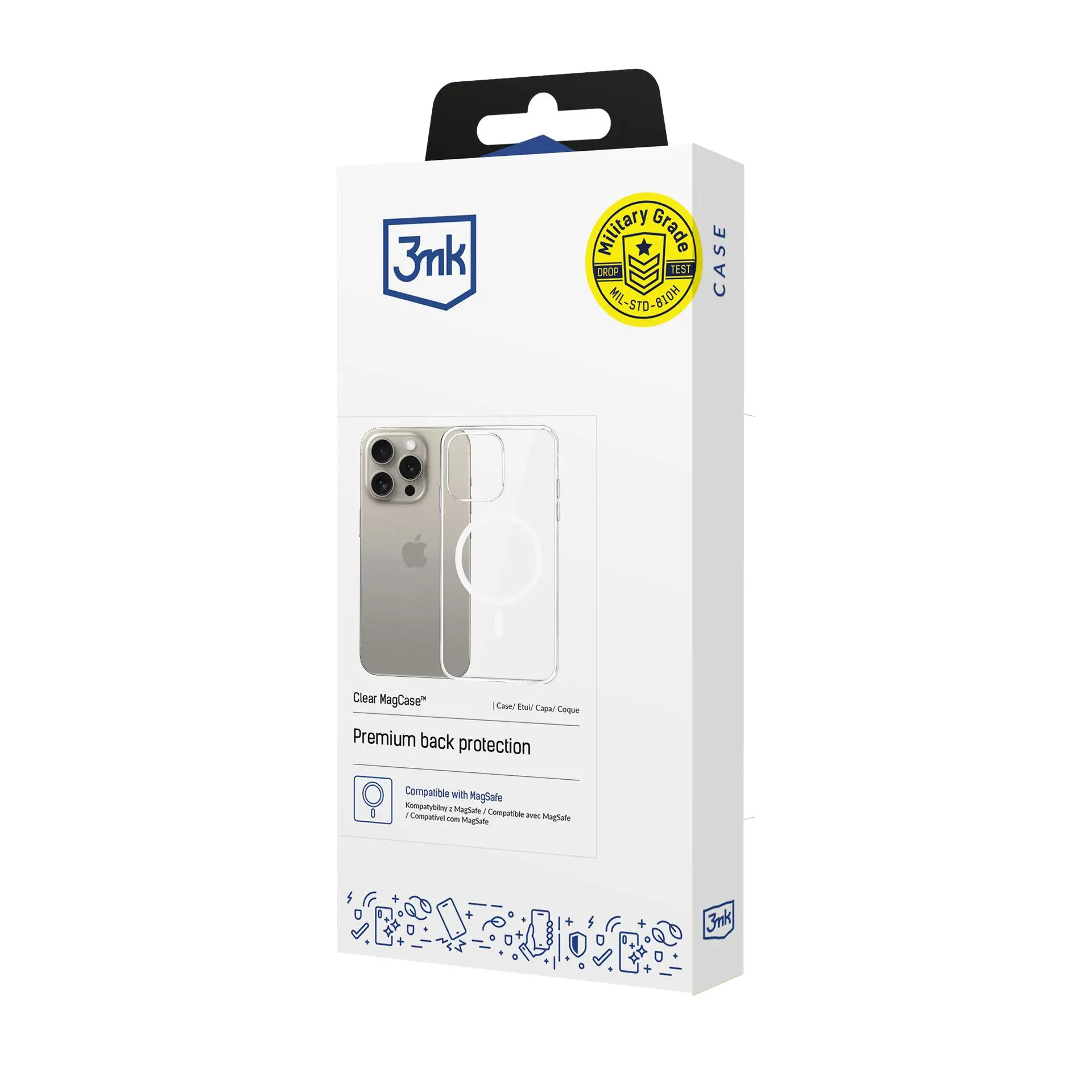 Etui 3mk Clear Magcase do iPhone 15 Pro Max Przezroczysty