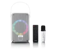 Lenco BTC-060WH 20W Karaoke LED Biały