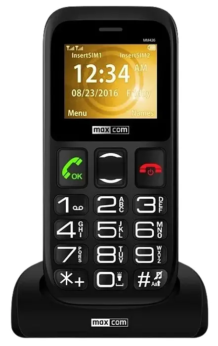 Prosty w obsłudze Maxcom Comfort MM426 SE Czarny