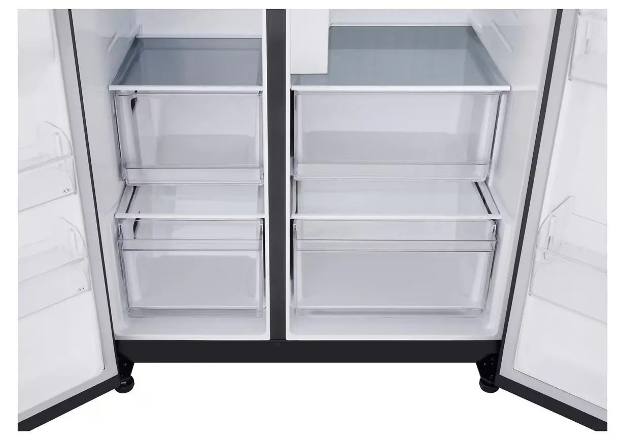 Lodówka LG SBS GSJC40EPPE Pełny No Frost 179cm Dystrybutor wody Ciemny grafit mat