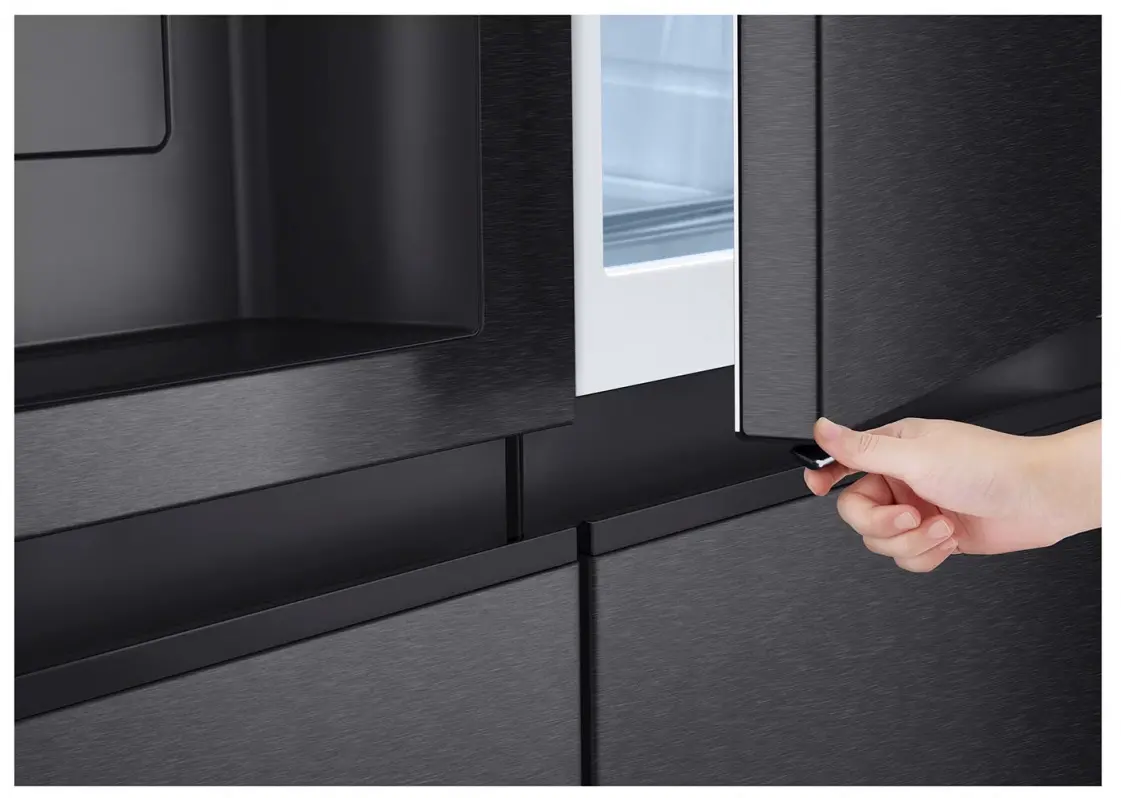 Lodówka LG SBS GSJC40EPPE Pełny No Frost 179cm Dystrybutor wody Ciemny grafit mat