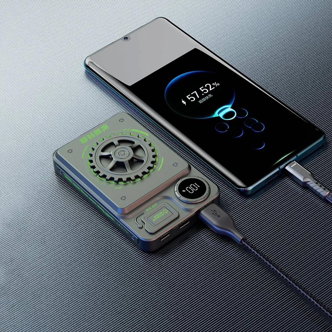 Powerbank Dudao K24 10000mAh 22,5W Szary