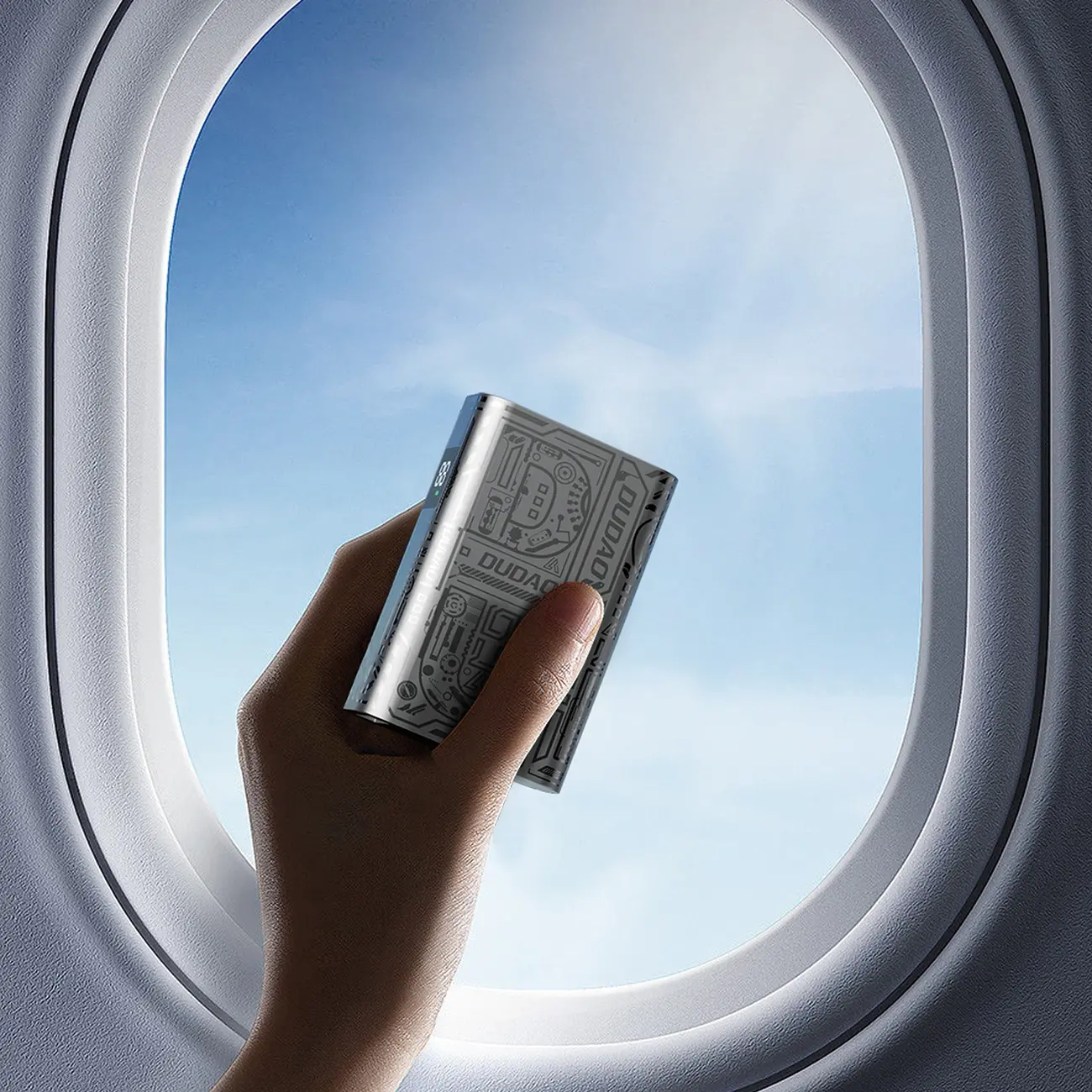 Powerbank Dudao K20 10000mAh 22,5W Srebrny