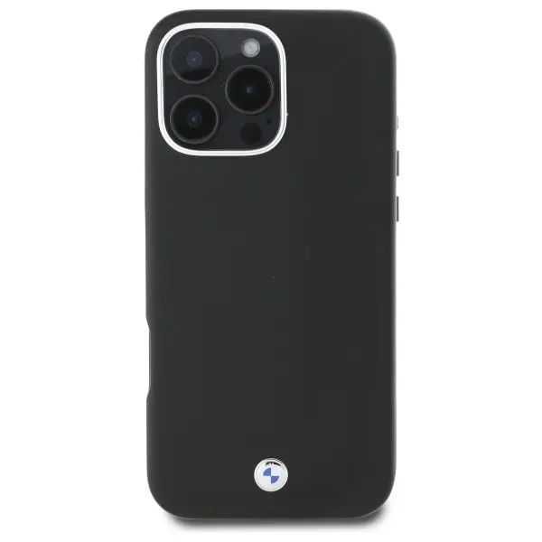 Etui BMW Sign Full Wrapped Metal MagSafe do iPhone 16 Pro Max Czarny