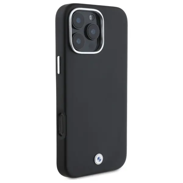 Etui BMW Sign Full Wrapped Metal MagSafe do iPhone 16 Pro Max Czarny