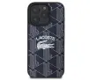 Etui Lacoste Monogram Vintage Logo MagSafe do iPhone 16 Pro Max Granatowy