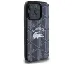 Etui Lacoste Monogram Vintage Logo MagSafe do iPhone 16 Pro Max Granatowy