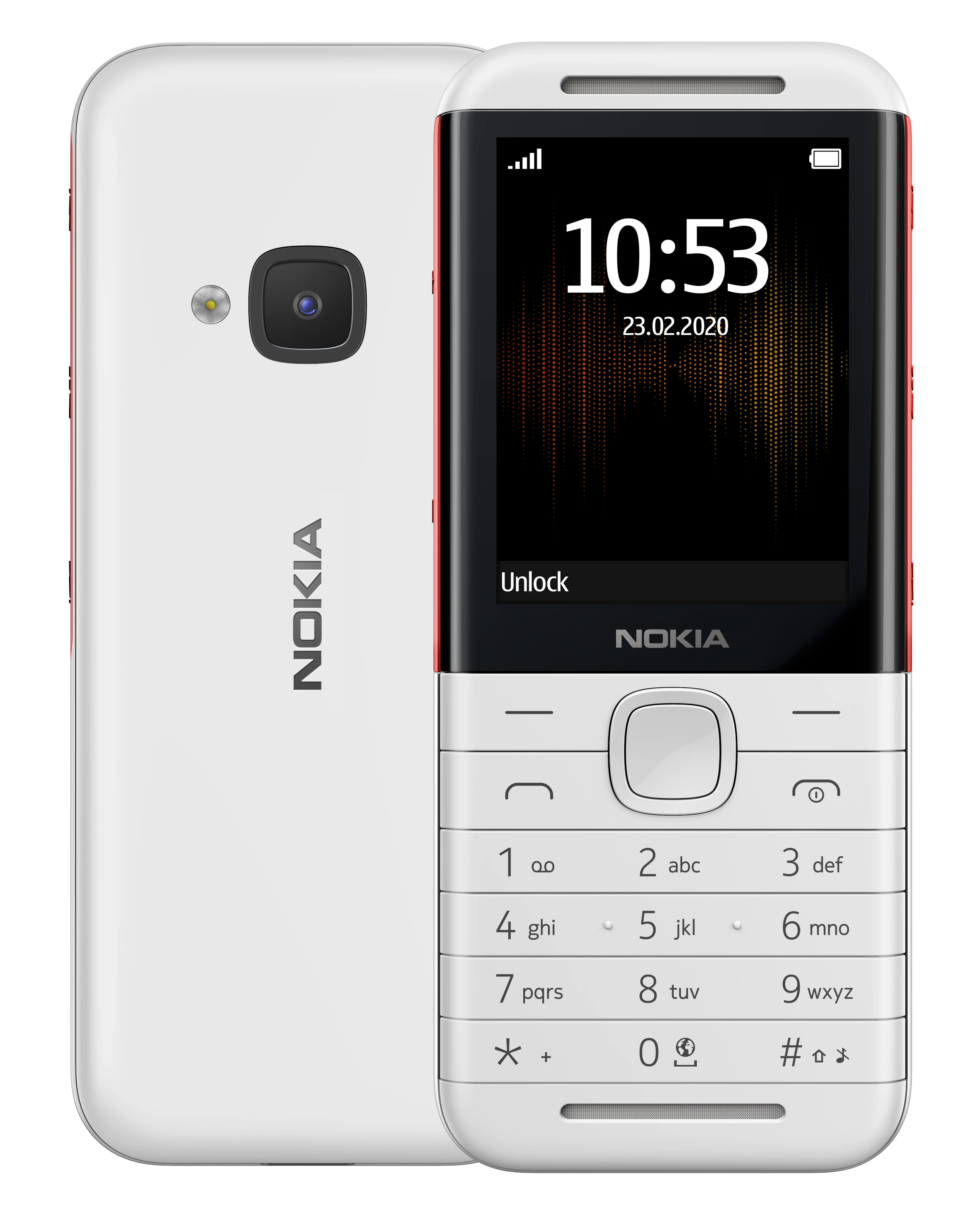 Telefon Nokia 5310 TA-1603 DS 2,8" Biało-czerwony