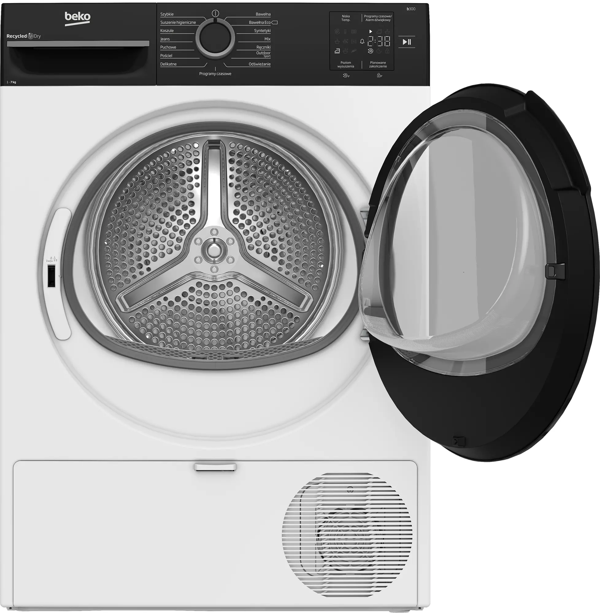 Suszarka Beko b300 BM3T37239WBPB Slim 47cm 7kg