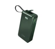 SBS TTBB10000LCDTCPD20G 10000mAh PD 20W Wbudowany kabel USB-C Zielony