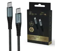 Extralink USB-C do USB-C 1,2m Czarny