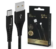 Extralink USB-A do USB-C 15W 2m Czarny