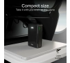 Powerbank SBS TTBB20000LCDTCPD20K 20000mAh PD 20W Wbudowany kabel USB-C Czarny