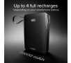 Powerbank SBS TTBB20000LCDTCPD20K 20000mAh PD 20W Wbudowany kabel USB-C Czarny