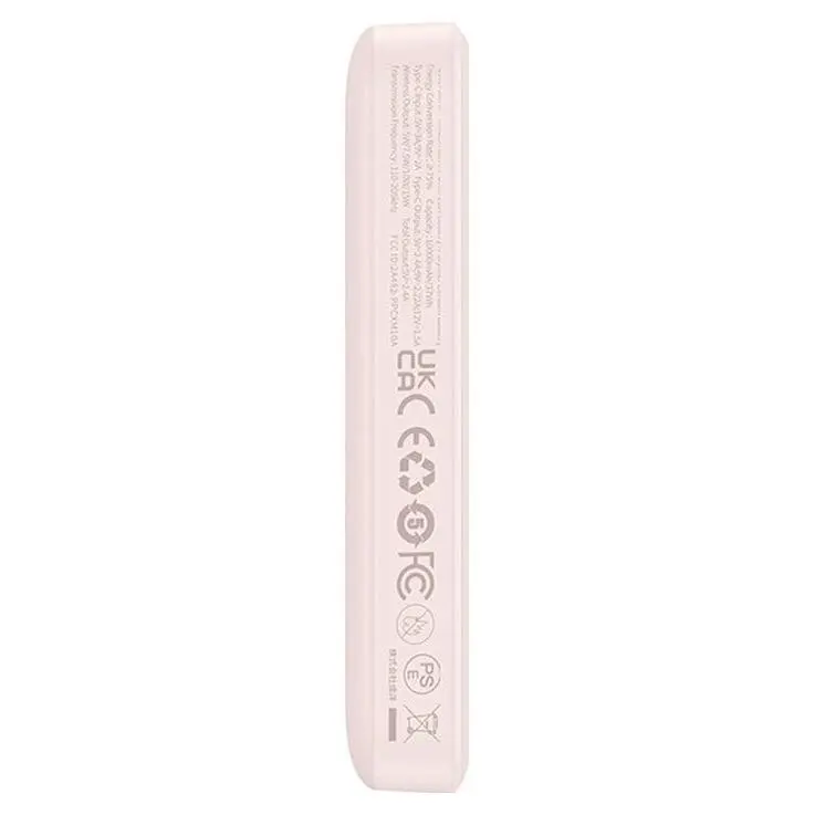 Powerbank Baseus P10059001413-00 Magnetic Mini Air 10000mAh 20W Różowy