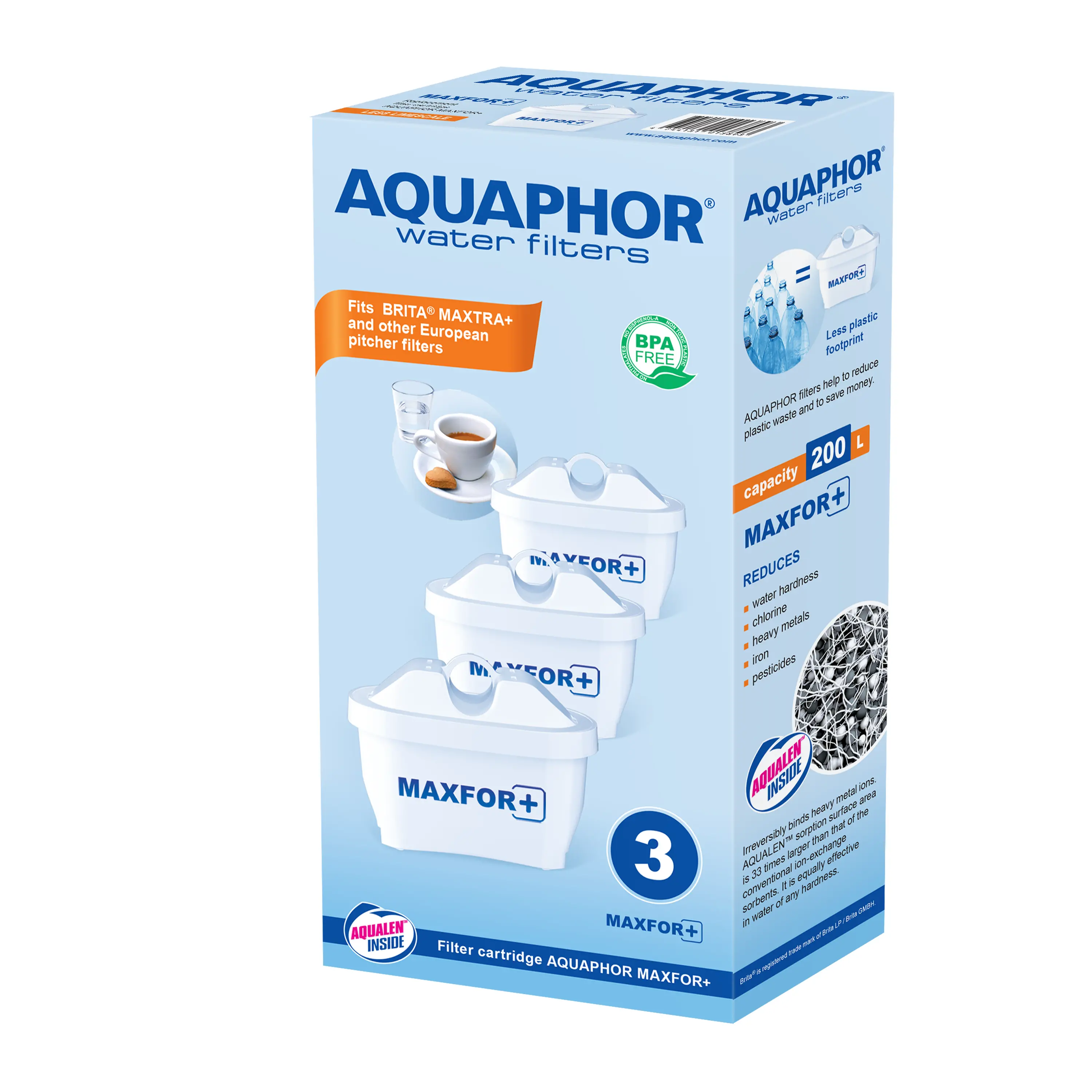 Wkład filtrujący Aquaphor Maxfor Plus 3szt.