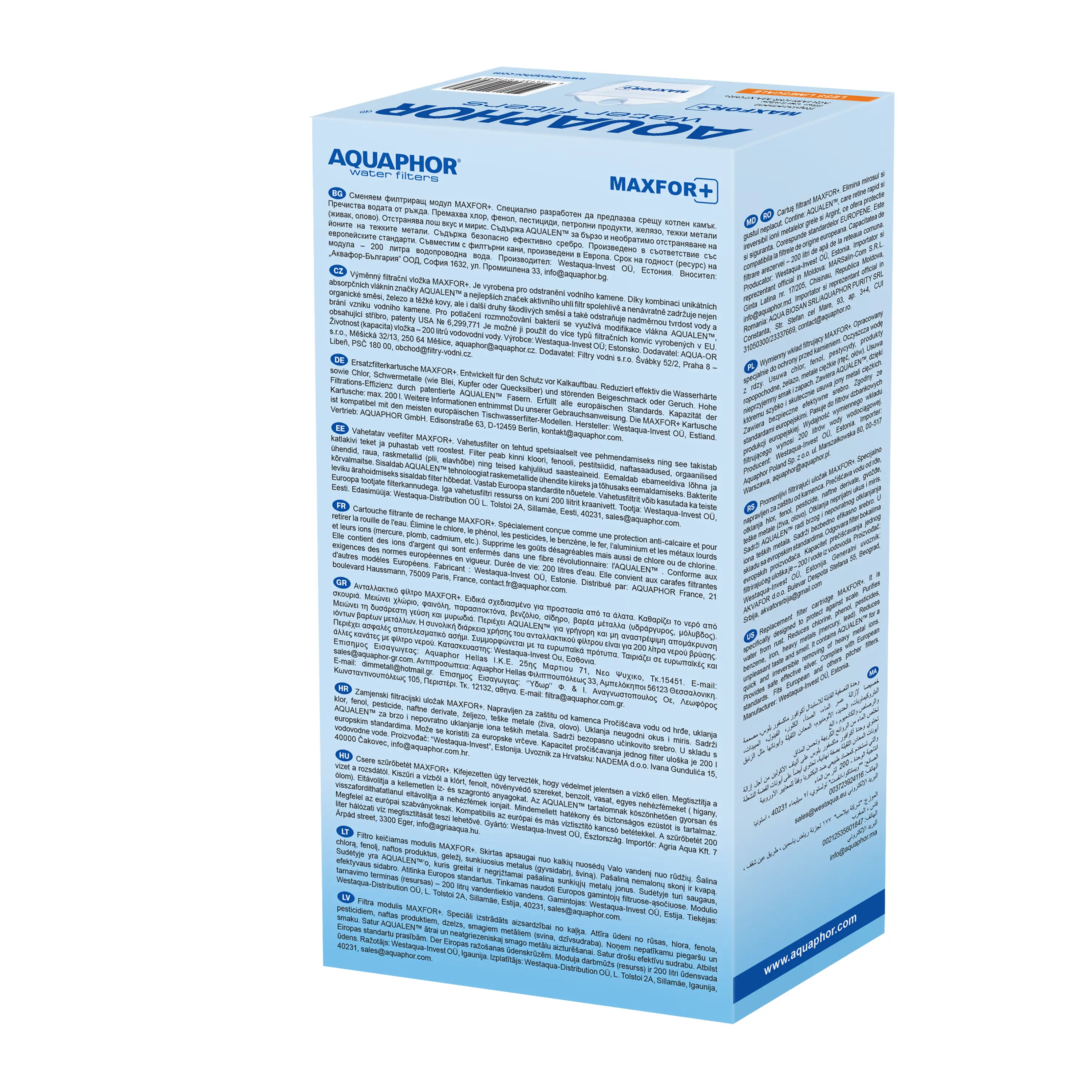 Wkład filtrujący Aquaphor Maxfor Plus 3szt.