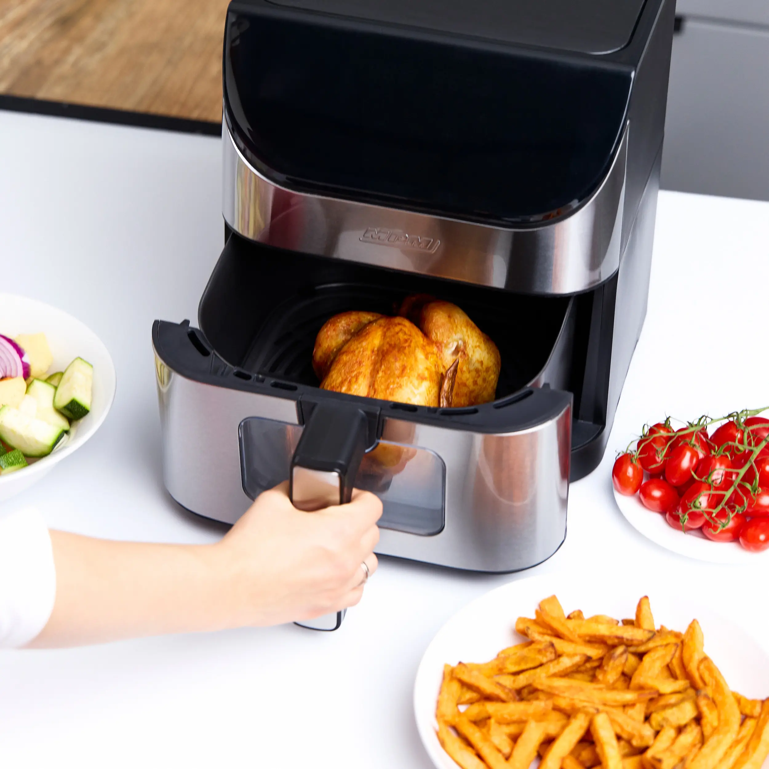 Frytkownica beztłuszczowa MPM MFR10M 1500W 6l Aplikacja mobilna