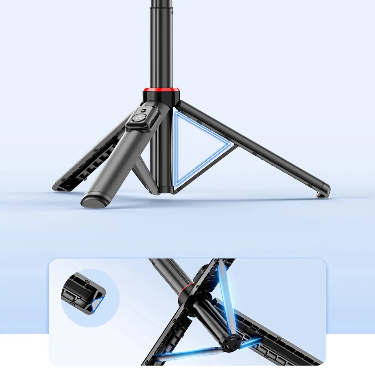 Selfie stick Hurtel WC1Y2S 1,3m Czarny