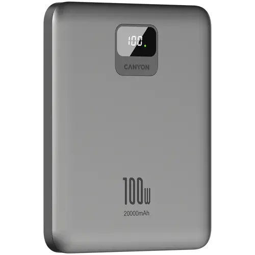 Powerbank Canyon PB-2008 20000mAh PD 100W Szary
