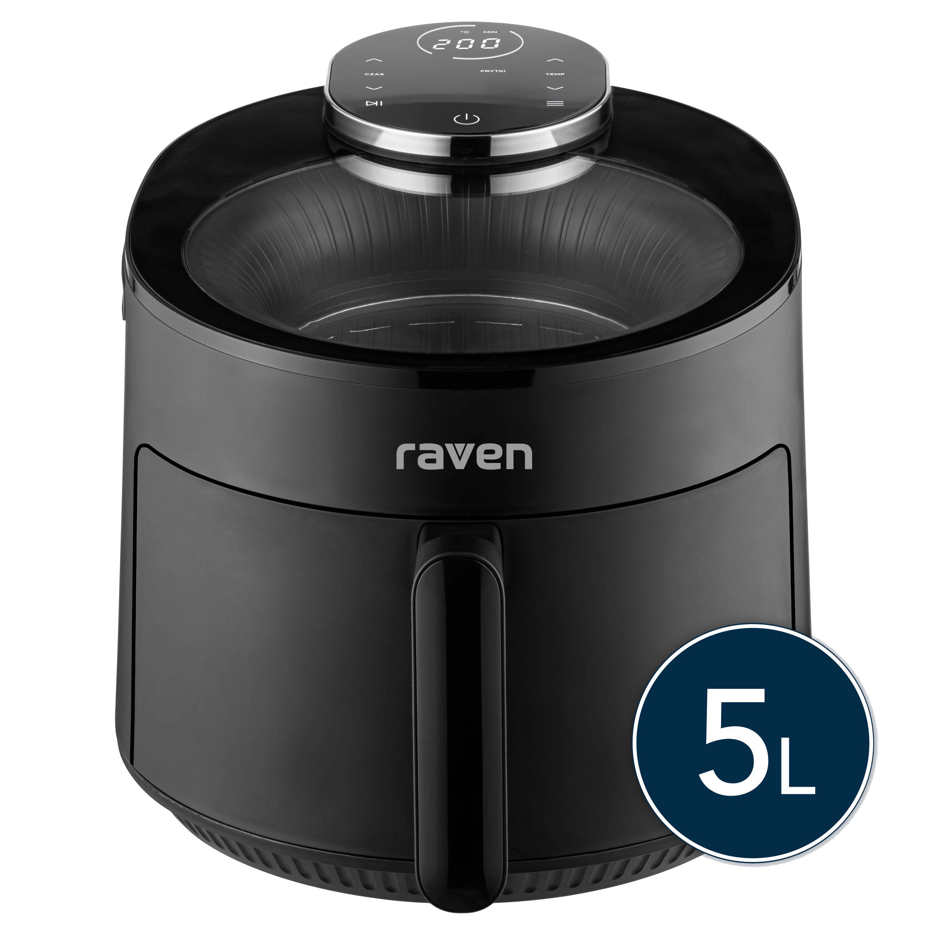 Frytkownica beztłuszczowa Raven EFN009 1500W 5l 12 programów automatycznych
